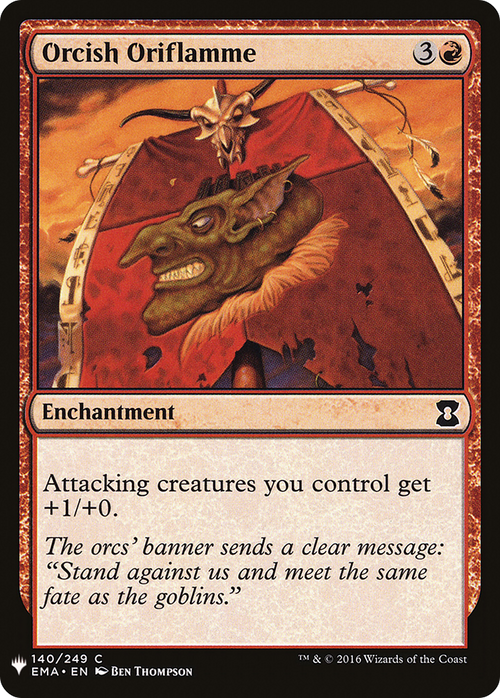 Orcish Oriflamme (LIST-EMA-140) - The List