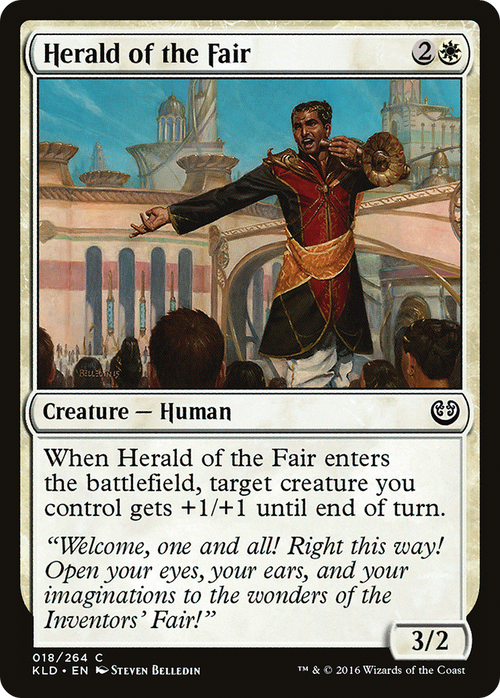 Herald of the Fair (KLD-018) - Kaladesh Foil