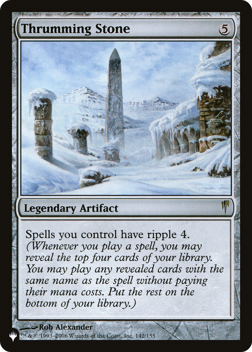Thrumming Stone (LIST-CSP-142) - The List