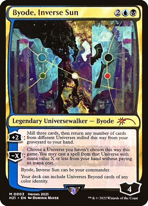 Byode, Inverse Sun (PH21-003) - 2021 Heroes of the Realm