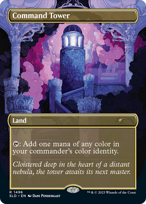 Command Tower (1496) (SLD-1496) - Secret Lair Drop (Borderless)