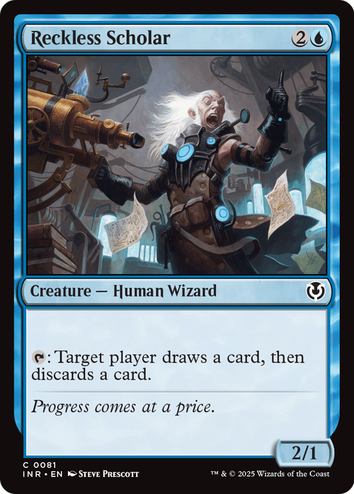 Reckless Scholar (INR-081) - Innistrad Remastered Foil