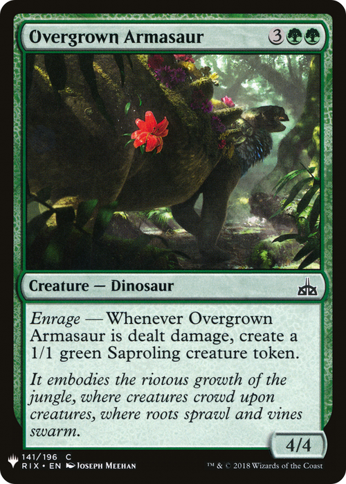 Overgrown Armasaur (LIST-RIX-141) - The List
