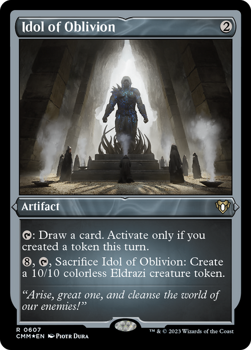 Idol of Oblivion (Foil Etched) (CMM-607) - Commander Masters Foil