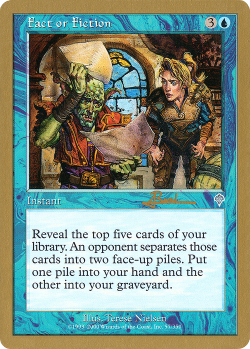 Fact or Fiction - 2001 Antoine Ruel (INV) (WCD-) - World Championship Decks 2001