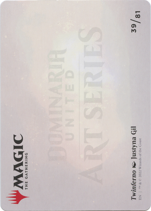 Twinferno // Twinferno (ADMU-039) - Dominaria United Art Series (Borderless)