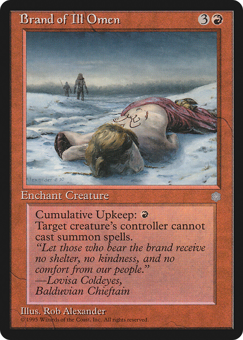 Brand of Ill Omen (ICE-) - Ice Age