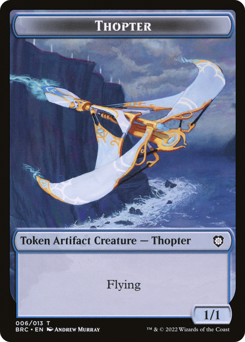 Thopter (TBRC-006) - The Brothers' War Commander Tokens Foil
