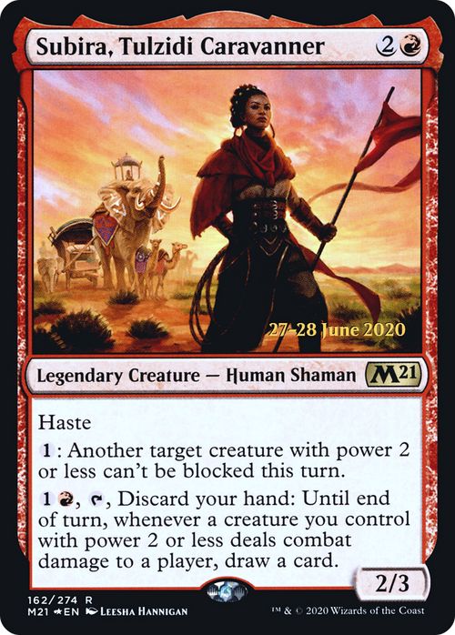 Subira, Tulzidi Caravanner (PRE-162S) - Core Set 2021 Promos Foil
