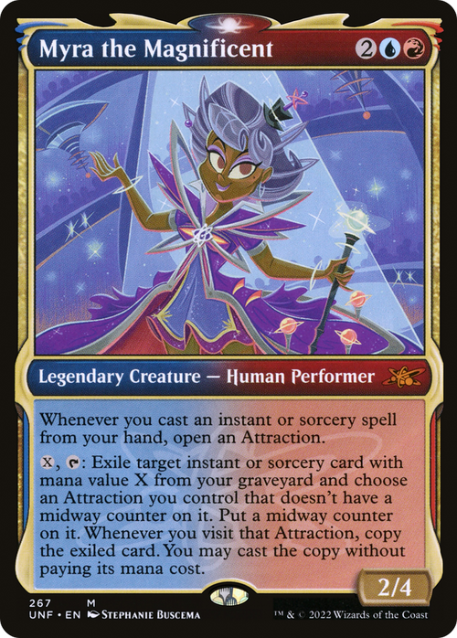 Myra the Magnificent (Showcase) (UNF-267) - Unfinity: (Showcase)