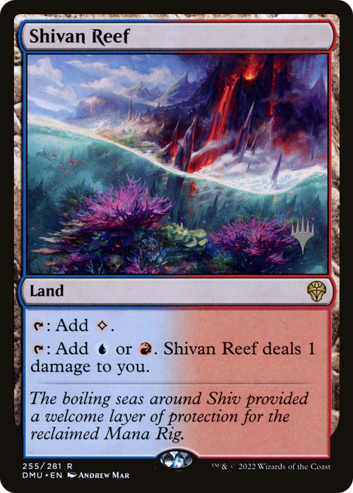Shivan Reef (PPDMU-255) - Dominaria United Promos