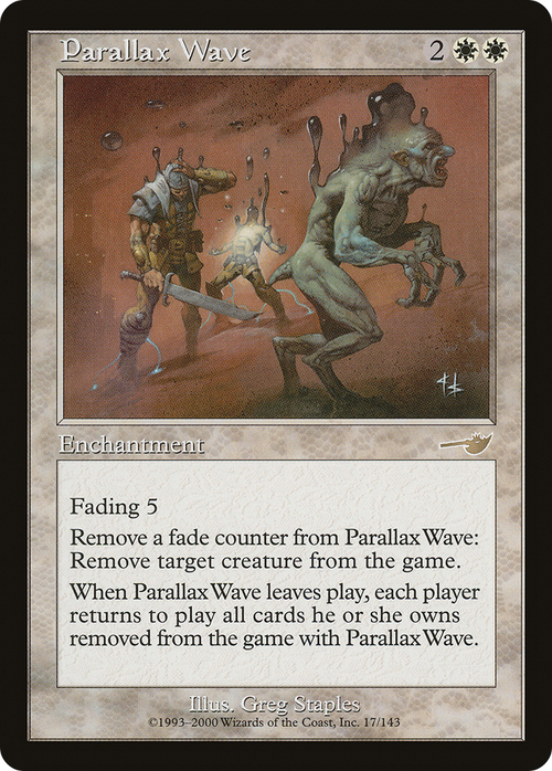 Parallax Wave (NMS-017) - Nemesis Foil