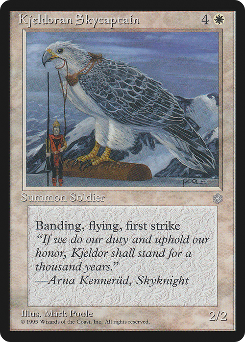 Kjeldoran Skycaptain (ICE-) - Ice Age