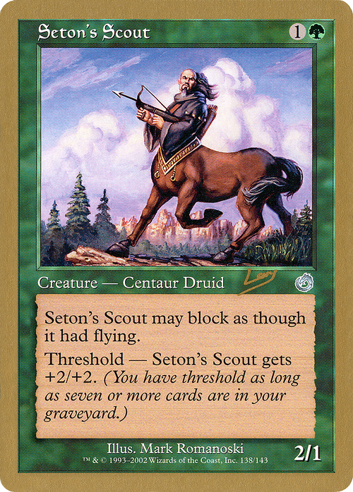 Seton's Scout - 2002 Raphael Levy (TOR) (WCD-) - World Championship Decks 2002