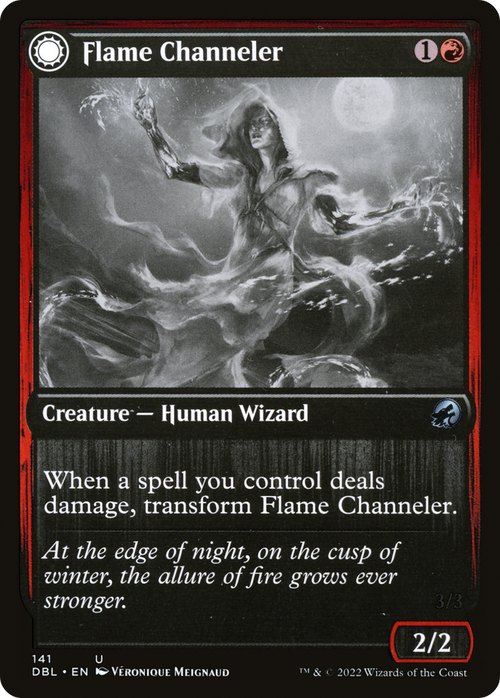 Flame Channeler (DBL-141) - Innistrad: Double Feature: (Double Faced Transform)