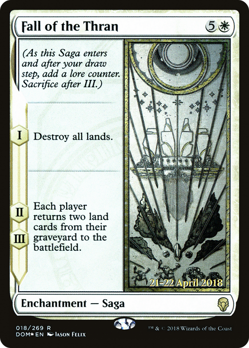 Fall of the Thran (PRE-18S) - Dominaria Promos Foil