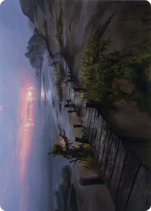 Deserted Beach // Deserted Beach (AMID-071) - Midnight Hunt Art Series (Borderless) Foil