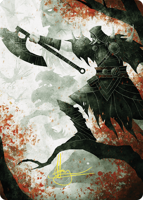 Garruk's Uprising // Garruk's Uprising (AWOE-072) - Wilds of Eldraine Art Series (Borderless)