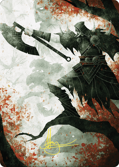 Garruk's Uprising // Garruk's Uprising (AWOE-072) - Wilds of Eldraine Art Series (Borderless)