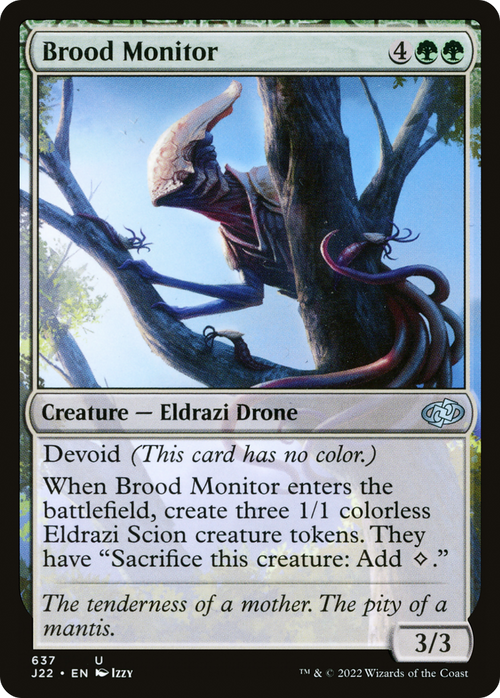 Brood Monitor (J22-637) - Jumpstart 2022: (devoid)