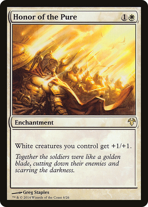 Honor of the Pure (MD1-006) - Modern Event Deck 2014