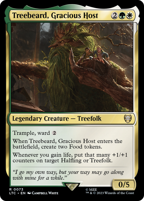 Treebeard, Gracious Host (LTC-073) - Tales of Middle-earth Commander