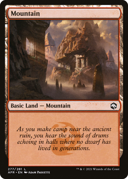 Mountain (277) (AFR-277) - Adventures in the Forgotten Realms