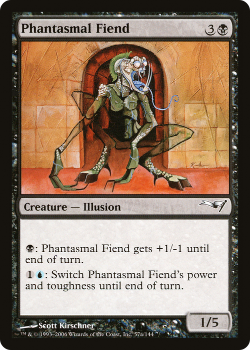 Phantasmal Fiend (CTD-57A) - Coldsnap Theme Decks