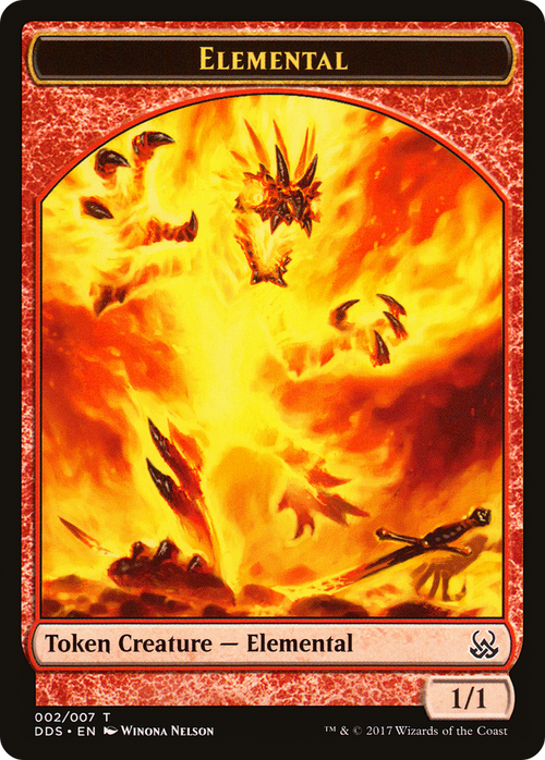 Elemental Token (DDS-002) - Duel Decks: Mind vs. Might Tokens