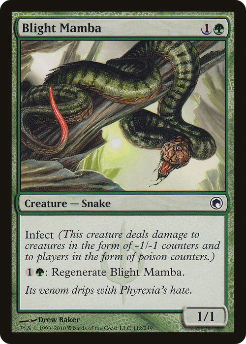 Blight Mamba (SOM-112) - Scars of Mirrodin