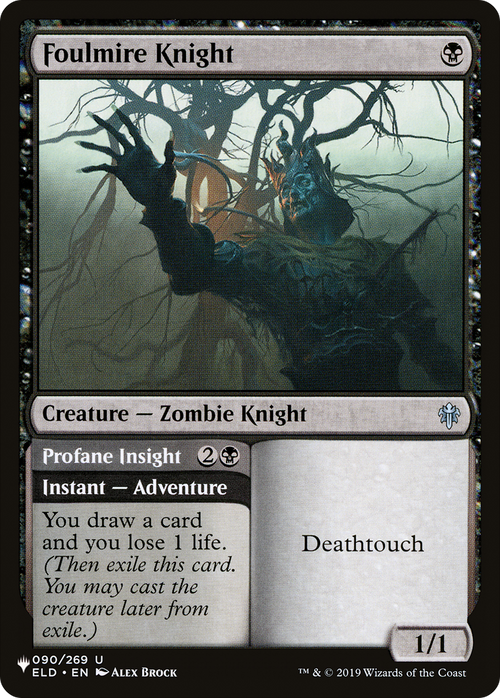 Foulmire Knight (LIST-ELD-90) - The List