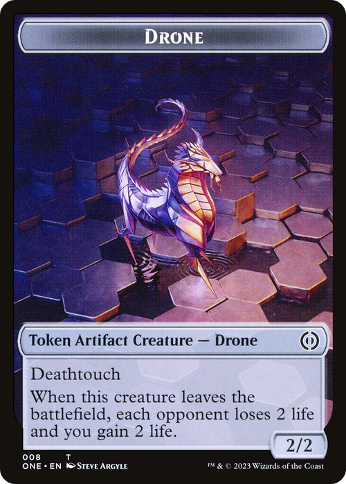 Drone (TONE-008) - Phyrexia: All Will Be One Tokens Foil