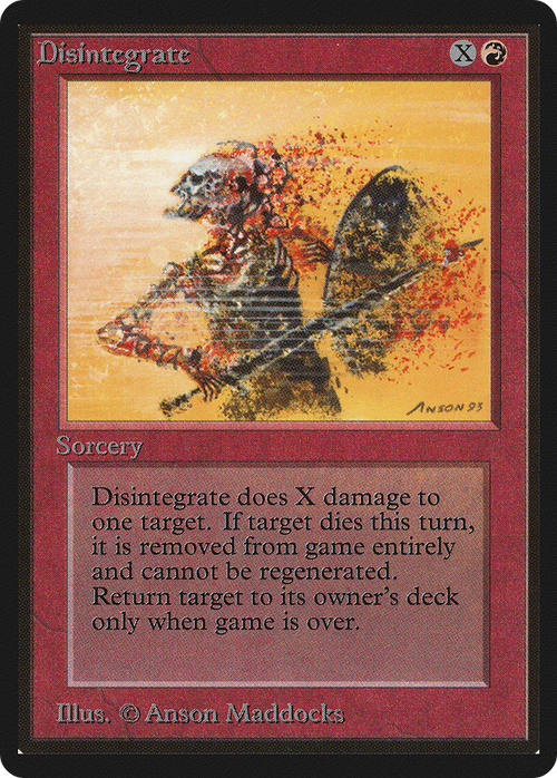 Disintegrate (LEB-) - Limited Edition Beta