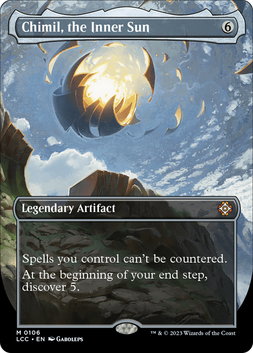 Chimil, the Inner Sun (Borderless) (LCC-106) - The Lost Caverns of Ixalan Commander Foil