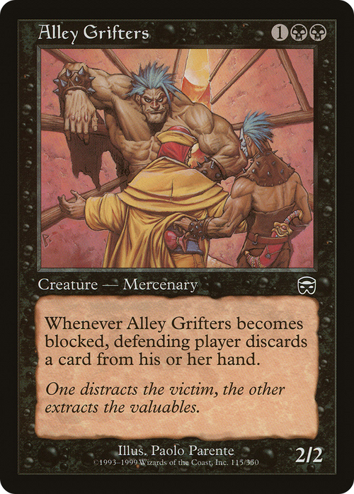 Alley Grifters (MMQ-115) - Mercadian Masques Foil