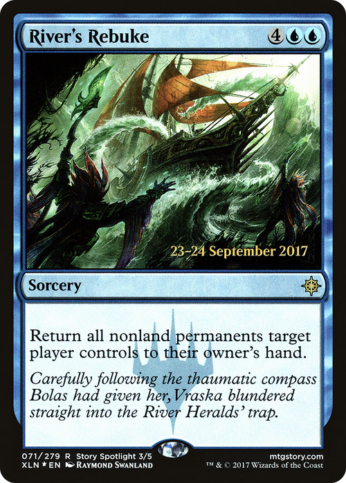 River's Rebuke (PRE-71S) - Ixalan Promos Foil