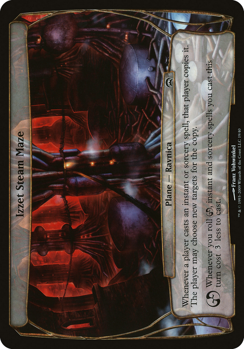 Izzet Steam Maze (Planechase) (OVER-019) - Planechase Planes