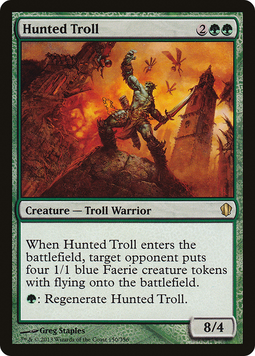 Hunted Troll (C13-150) - Commander 2013