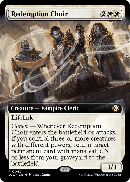 Redemption Choir (Extended Art) (LCC-042) - The Lost Caverns of Ixalan Commander: (Extended Art)