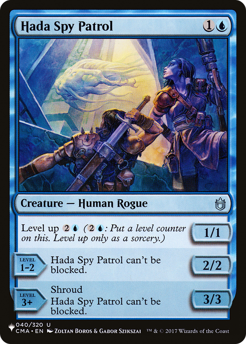 Hada Spy Patrol (LIST-CMA-40) - The List