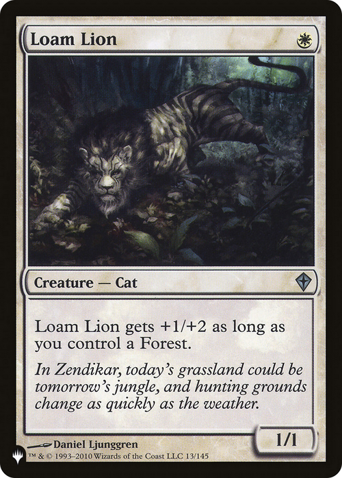 Loam Lion (LIST-WWK-13) - The List
