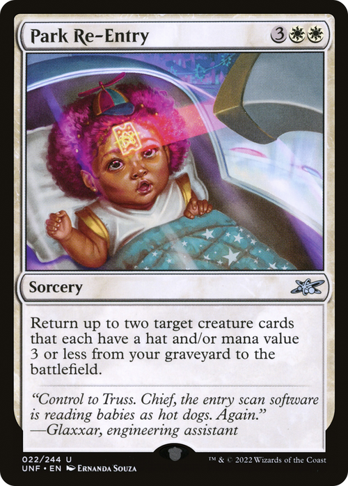 Park Re-Entry (UNF-022) - Unfinity Foil