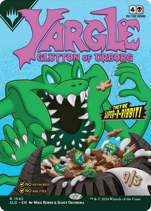 Yargle, Glutton of Urborg (SLD-1542) - Secret Lair Drop (Borderless)