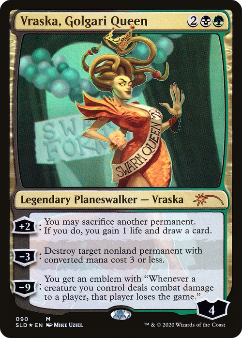 Vraska, Golgari Queen (SLD-090) - Secret Lair Drop Foil