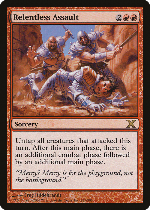 Relentless Assault (10E-225) - Tenth Edition