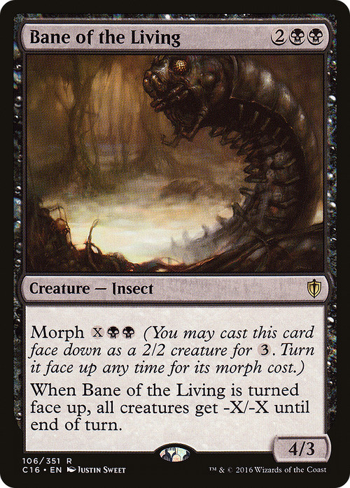 Bane of the Living (C16-106) - Commander 2016
