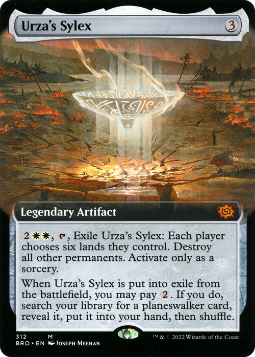 Urza's Sylex (Extended Art) (BRO-312) - The Brothers' War: (Extended Art) Foil