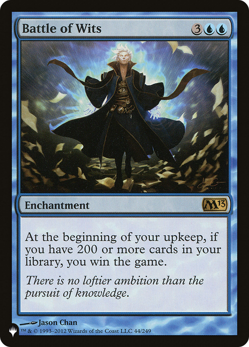 Battle of Wits (LIST-M13-44) - The List