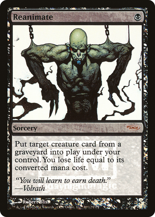Reanimate (FNM-010) - Friday Night Magic 2004 Foil