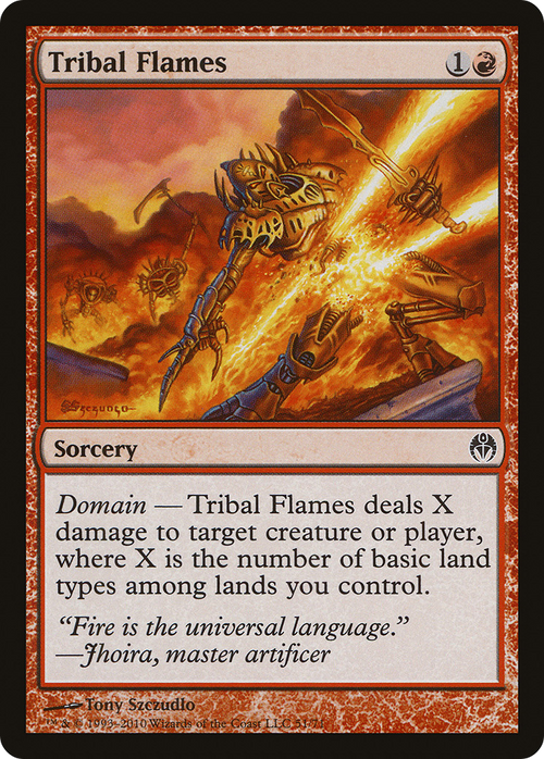 Tribal Flames (DDE-051) - Duel Decks: Phyrexia vs. the Coalition